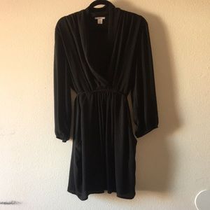 Black dress with pockets